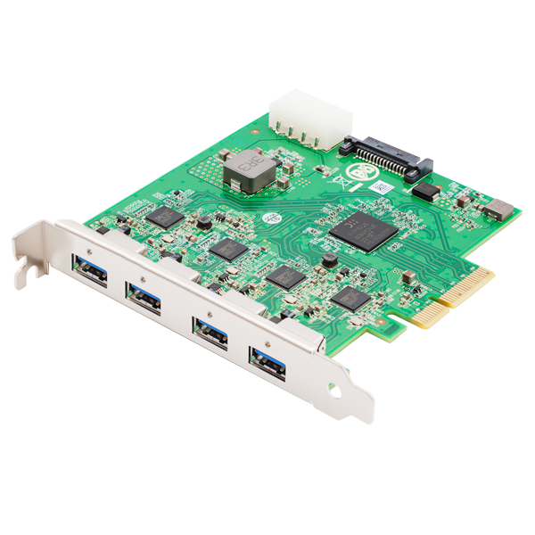 USB3 Host Adapter, 4 Port, Quad Channel