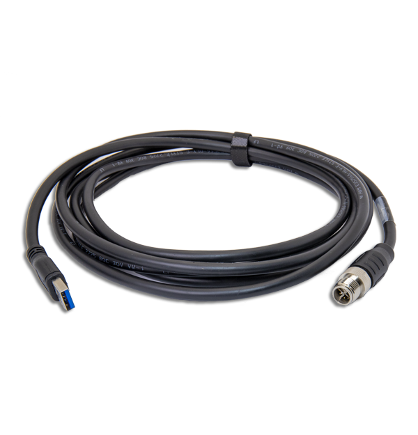 USB3 M12 Cable, 3 m