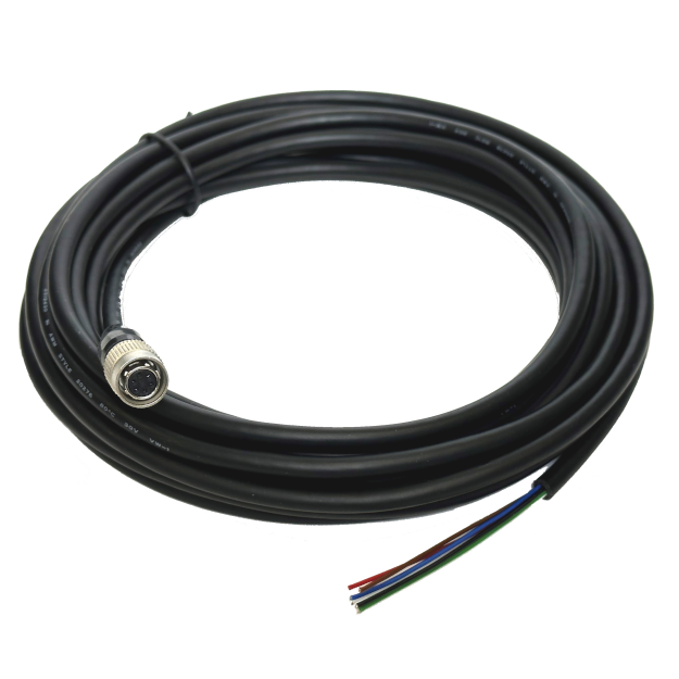 Hirose HR10 GPIO Cable, 6-pin, 4.5 m